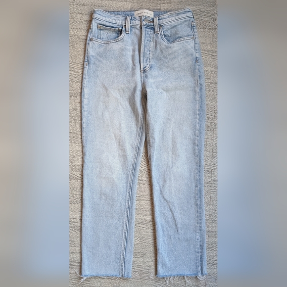Denim Forum Arlo High Rise Straight - Picture 1 of 3